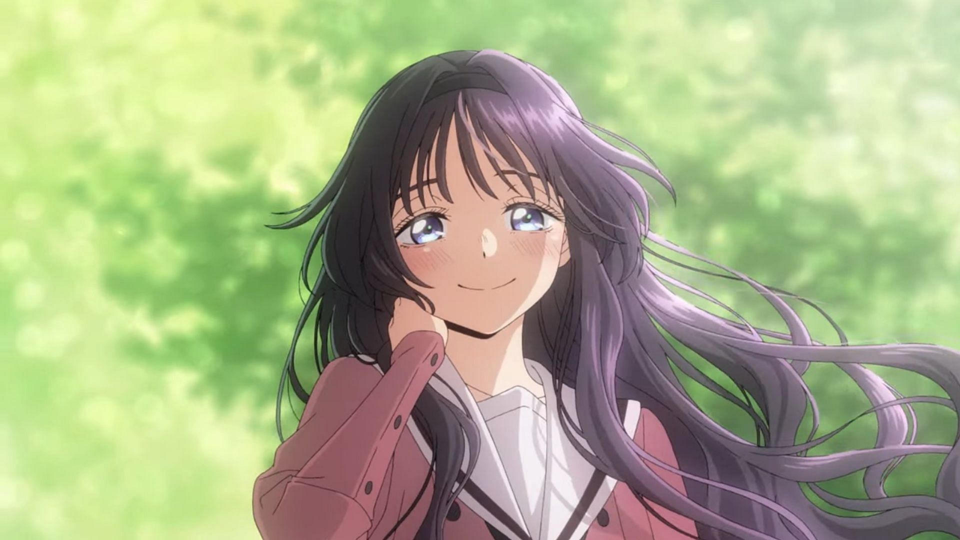 Kaoruko Waguri as seen in rom-com anime (Image via CloverWorks)